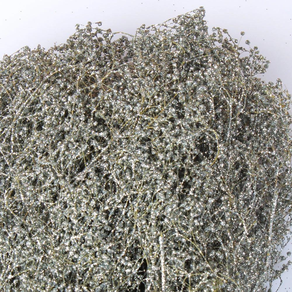 Silver Sparkle Preserved Baby's Breath 24in 4oz Bundle 2 Silver Sparkle Preserved Baby's Breath 24in 4oz Bundle - Image 2