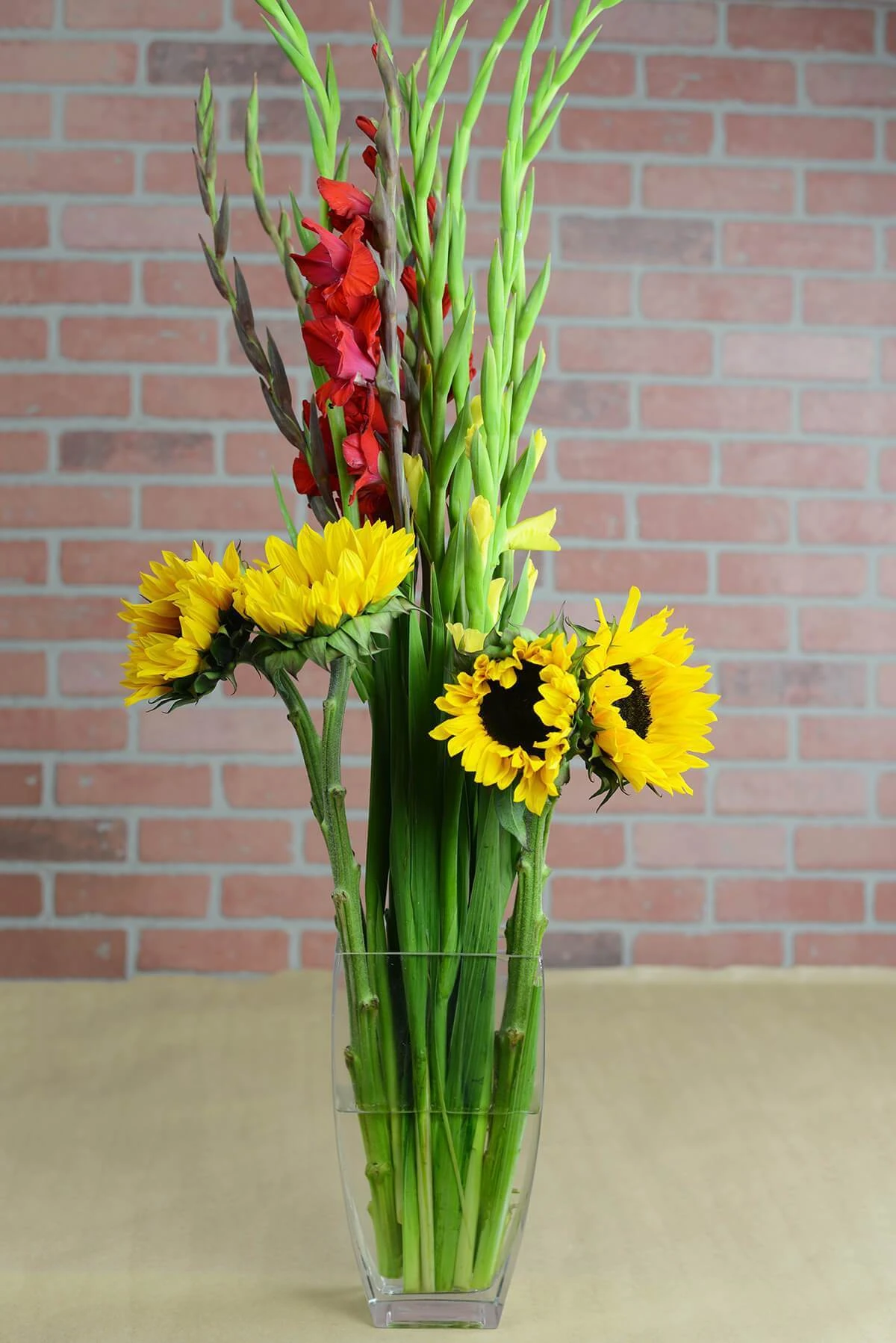Tapered Curve Rectangle Vase 11.75in 2 Tapered Curve Rectangle Vase 11.75in - Image 2
