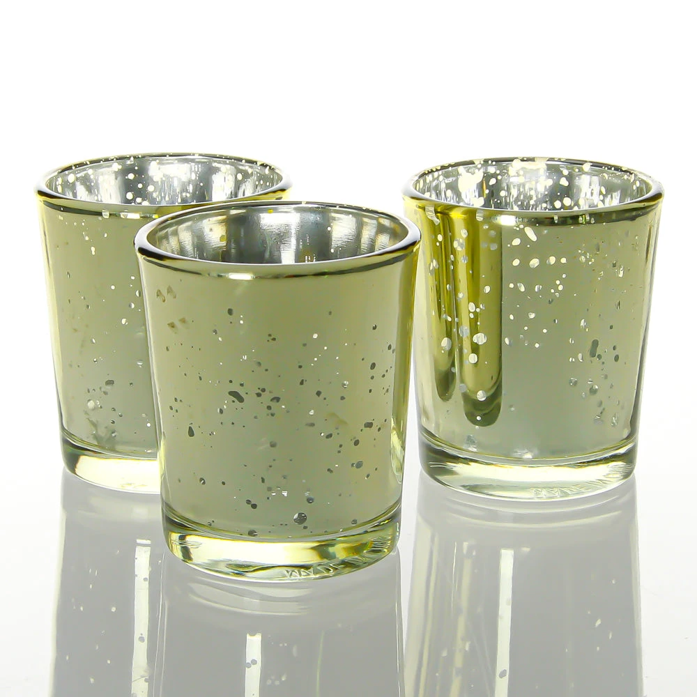 Richland Metallic Gold Mercury Votive Holders Set Of 12 1 Richland Metallic Gold Mercury Votive Holders Set Of 12
