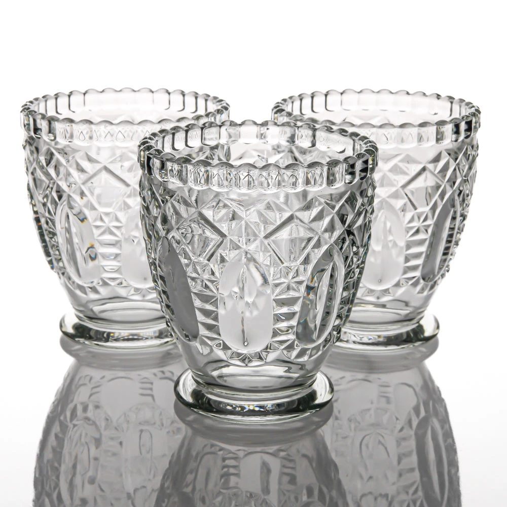 Richland Royal Textured Glass Votive Holder Grande Clear Set Of 36 1 Richland Royal Textured Glass Votive Holder Grande Clear Set Of 36