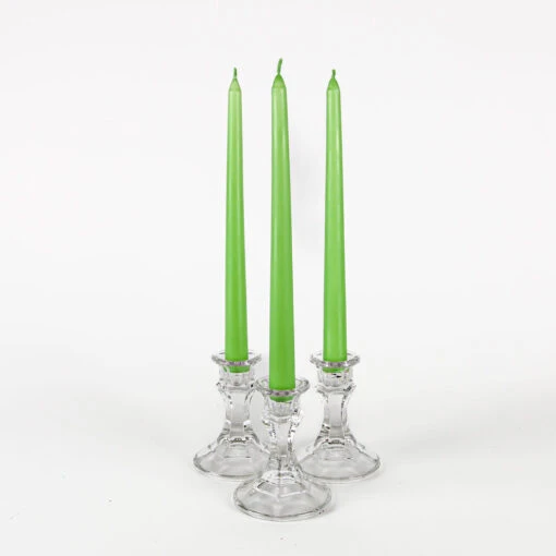 Richland Taper Candles 10" Green Set Of 50