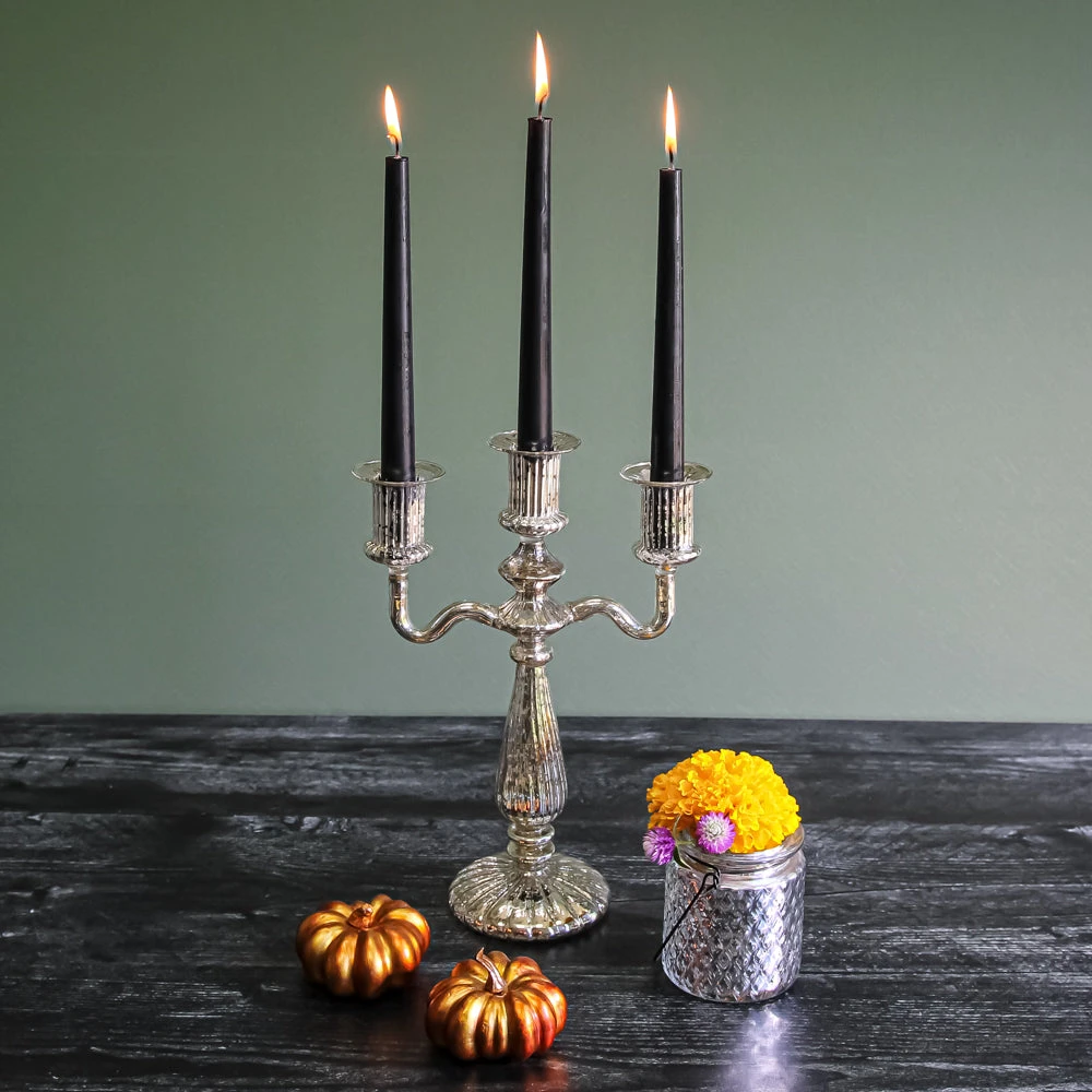 Richland Taper Candles 10" Black Set Of 50 2 Richland Taper Candles 10" Black Set Of 50 - Image 2