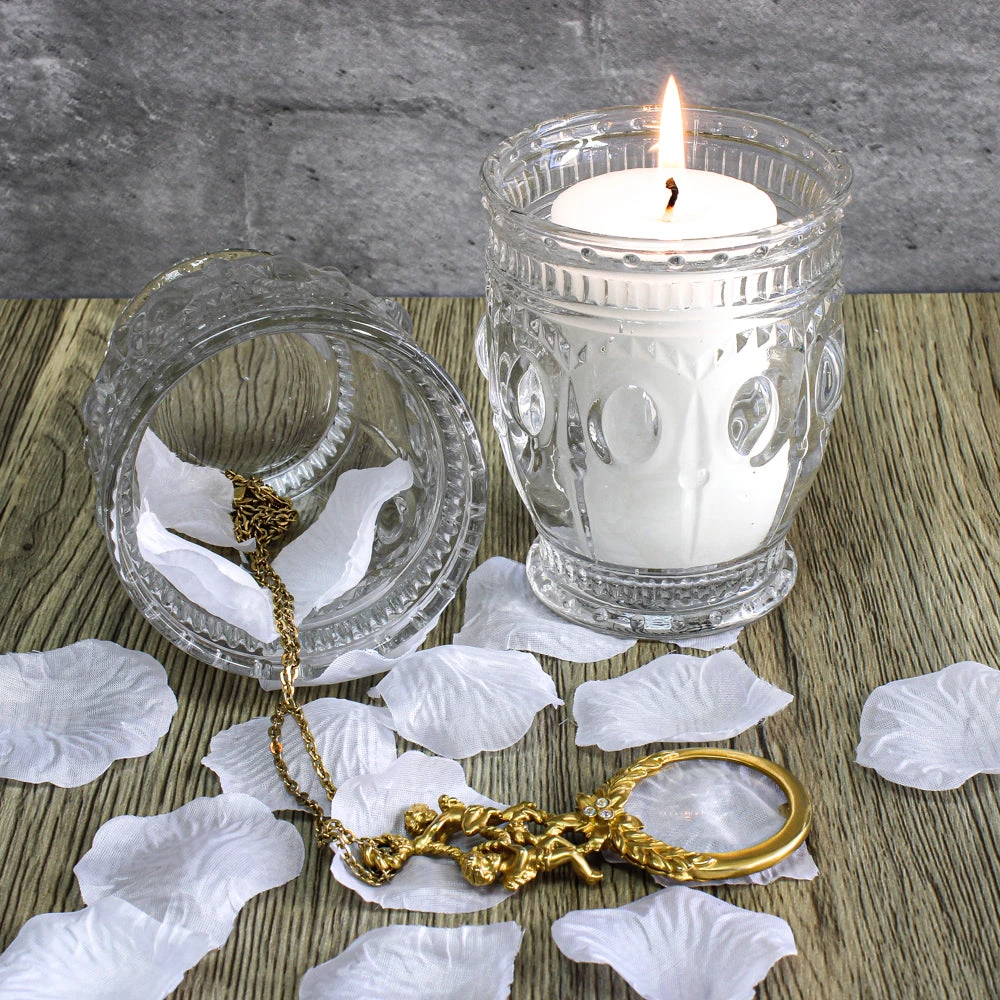 Richland Vintage Charm Candle Holder Clear Set Of 6 2 Richland Vintage Charm Candle Holder Clear Set Of 6 - Image 2