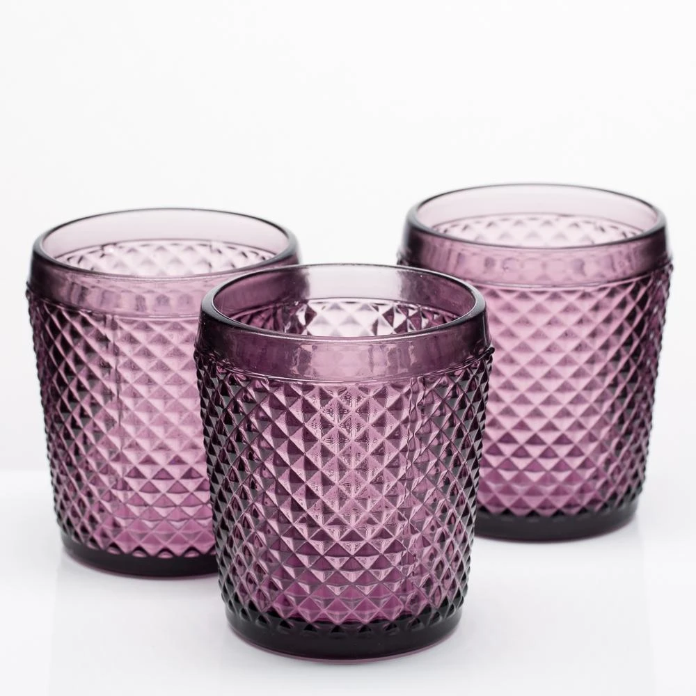 Richland Diamond Candle Holder Purple Set Of 6 1 Richland Diamond Candle Holder Purple Set Of 6