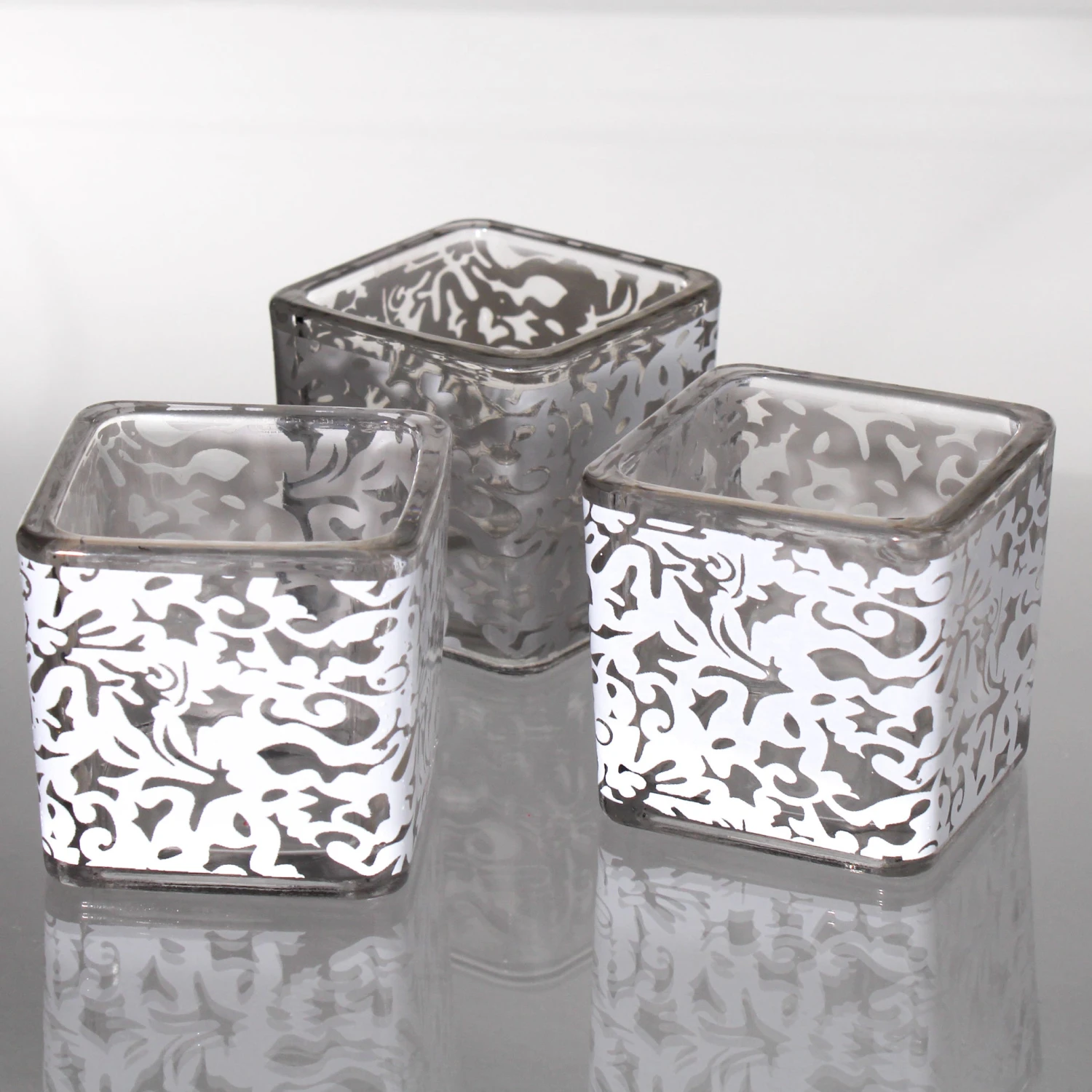 Richland Votive Holder Square White Lace Set Of 72 1 Richland Votive Holder Square White Lace Set Of 72