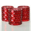 Richland Votive Holder Honeycomb Red Mercury Set Of 48