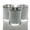 Richland Votive Holder Grande Silver Mercury Set Of 12