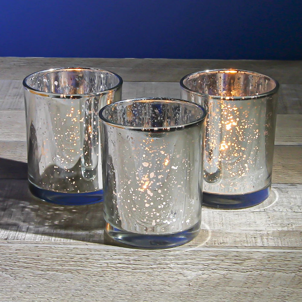 Richland Votive Holder Grande Silver Mercury Set Of 12 4 Richland Votive Holder Grande Silver Mercury Set Of 12 - Image 4
