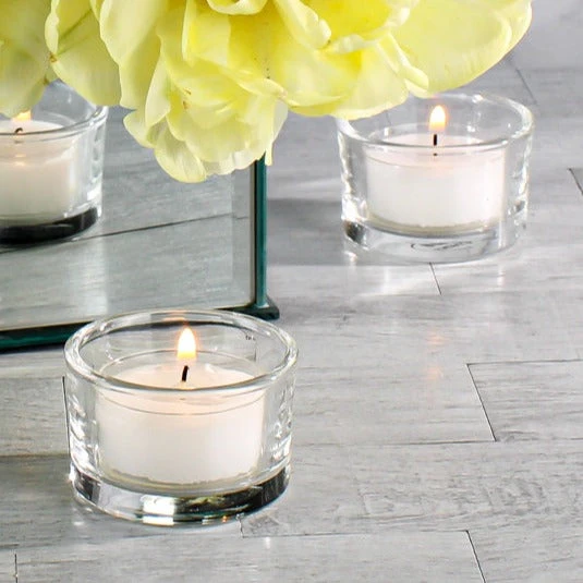 Richland Clear Cup Tealight Candles White Citronella Scented Set Of 500 2 Richland Clear Cup Tealight Candles White Citronella Scented Set Of 500 - Image 2