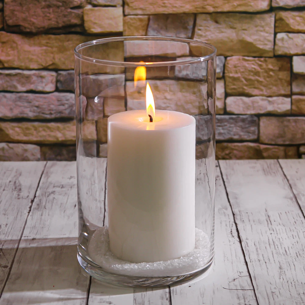 Richland Wide Cylinder Vase 6" X 10" Set Of 2 3 Richland Wide Cylinder Vase 6" X 10" Set Of 2 - Image 3