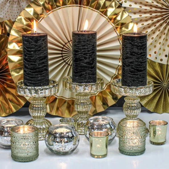 Richland Metallic Gold Mercury Votive Holders Set Of 12 5 Richland Metallic Gold Mercury Votive Holders Set Of 12 - Image 5