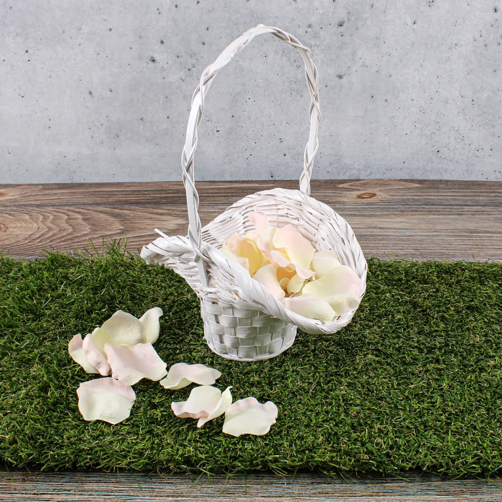 Flower Girl Basket W/ Liner 2 Flower Girl Basket W/ Liner - Image 2