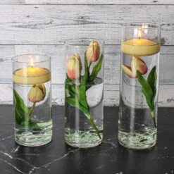 Eastland Cylinder Floating Candle Holders 7.5" , 9" & 10.5" Set Of 36 6 Eastland Cylinder Floating Candle Holders 7.5" , 9" & 10.5" Set Of 36 -Comme Des Garcons Store 6013 4863 972c86b3 2aa6 4e39 af31 c521772bd426