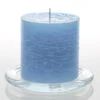 Richland Rustic Pillar Candle 3"x 3" Light Blue Set Of 48