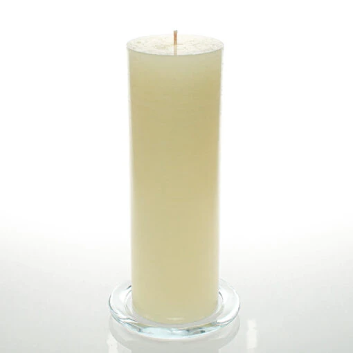 Richland Rustic Pillar Candle 3"x 9" Light Ivory Set Of 6
