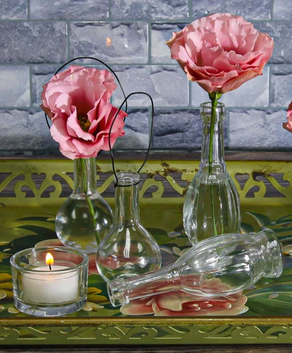 Richland Vintage Bubble Bud Vase Set Of 12 3 Richland Vintage Bubble Bud Vase Set Of 12 - Image 3