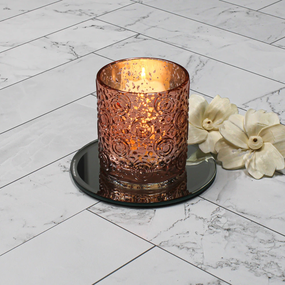 Richland Mercury Candle Holder Nadine Rose Gold Small Set Of 36 2 Richland Mercury Candle Holder Nadine Rose Gold Small Set Of 36 - Image 2