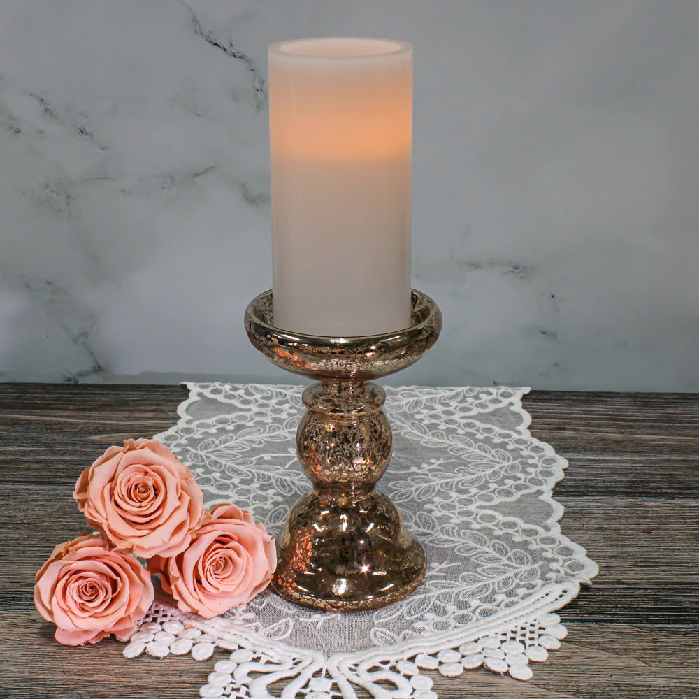 Richland Flameless LED Pillar Candles 3"x6" White Set Of 6 2 Richland Flameless LED Pillar Candles 3"x6" White Set Of 6 - Image 2