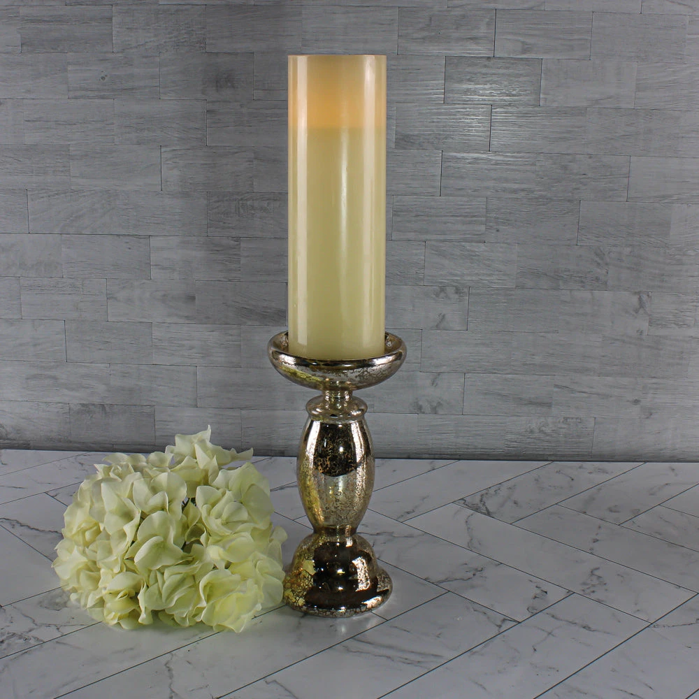 Richland Flameless LED Pillar Candles 3"x9" Ivory Set Of 6 3 Richland Flameless LED Pillar Candles 3"x9" Ivory Set Of 6 - Image 3