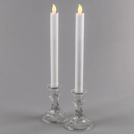 Richland White LED Taper Candles 9.75" Set Of 24
