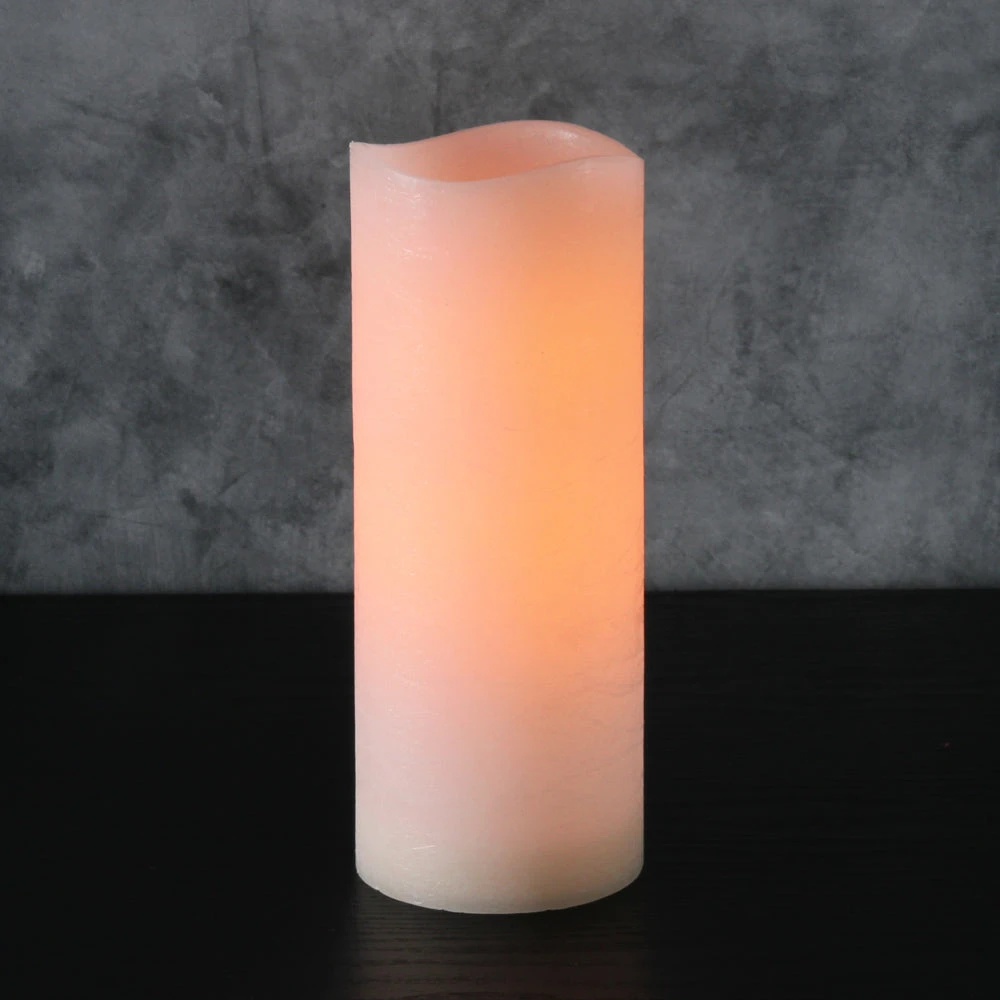 Richland 4" X 10" Large LED Pillar Candle With Wavy Top - Set Of 6 4 Richland 4" X 10" Large LED Pillar Candle With Wavy Top - Set Of 6 - Image 4