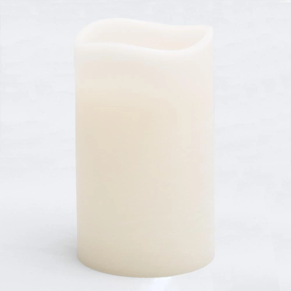 Richland LED Big Pillar Candle Ivory 6” X 10” 1 Richland LED Big Pillar Candle Ivory 6” X 10”