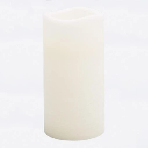 Richland LED Big Pillar Candles Ivory 6” X 12” Set Of 4