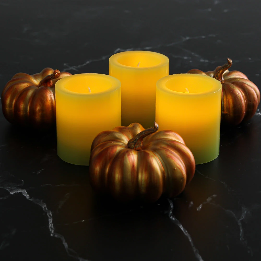 Richland LED Votive Candles Green Set Of 12 2 Richland LED Votive Candles Green Set Of 12 - Image 2