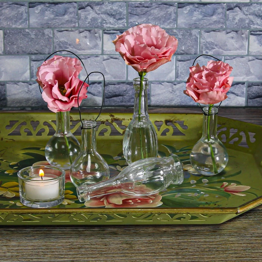 Richland Dainty Hanging Glass Vase Set Of 48 4 Richland Dainty Hanging Glass Vase Set Of 48 - Image 4