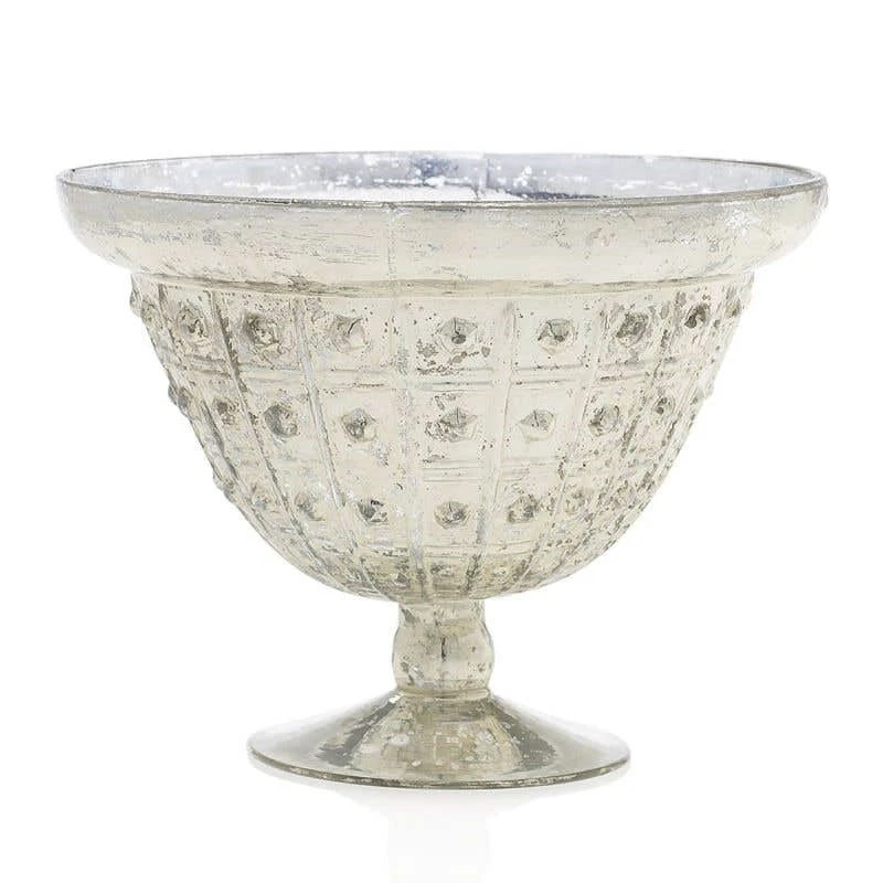 Baleri Glass Compote Bowl 8'' X 6'' 1 Baleri Glass Compote Bowl 8'' X 6''