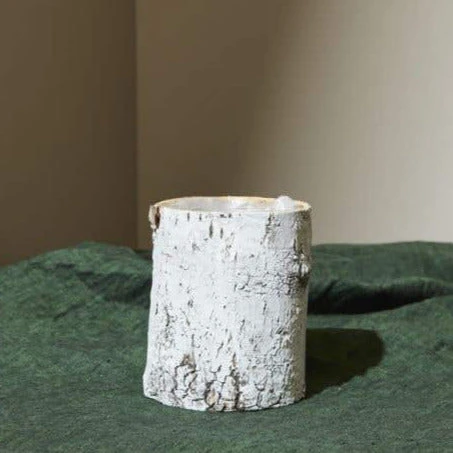 Whitewashed Birch Bark Vase 4.75x6 4 Whitewashed Birch Bark Vase 4.75x6 - Image 4