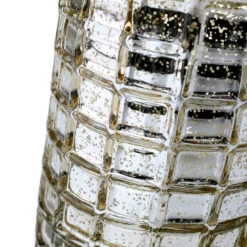 Gold Mercury Mosaic Cylinder 10" - Vase & Candle Holder 7 Gold Mercury Mosaic Cylinder 10" - Vase & Candle Holder -Comme Des Garcons Store 87260257054b