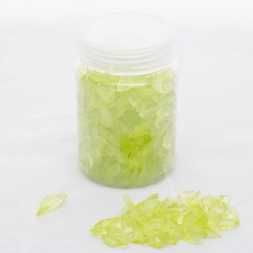 Richland Glass Pebble Vase Filler – Green Set Of 24