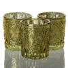 Richland Mercury Votive Holders Primrose Metallic Gold Set Of 48