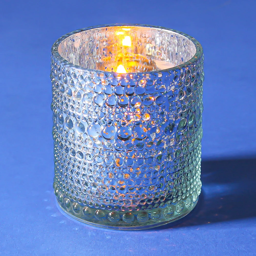 Richland Mercury Candle Holder Pearly Silver Small Set Of 36 2 Richland Mercury Candle Holder Pearly Silver Small Set Of 36 - Image 2