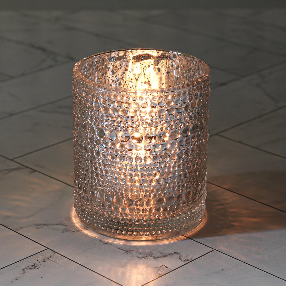 Richland Mercury Candle Holder Pearly Silver Large Set Of 24 4 Richland Mercury Candle Holder Pearly Silver Large Set Of 24 - Image 4