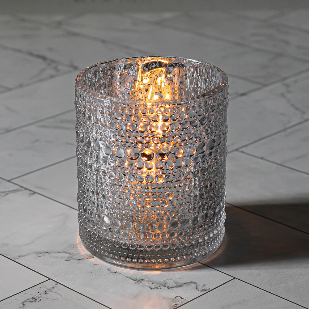 Richland Mercury Candle Holder Pearly Silver Large Set Of 24 2 Richland Mercury Candle Holder Pearly Silver Large Set Of 24 - Image 2