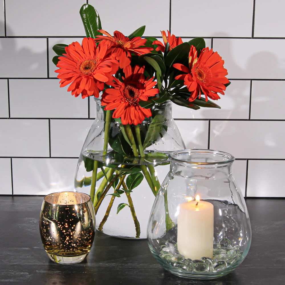 Halcyone Vintage Glass Vase Set Of 2 2 Halcyone Vintage Glass Vase Set Of 2 - Image 2