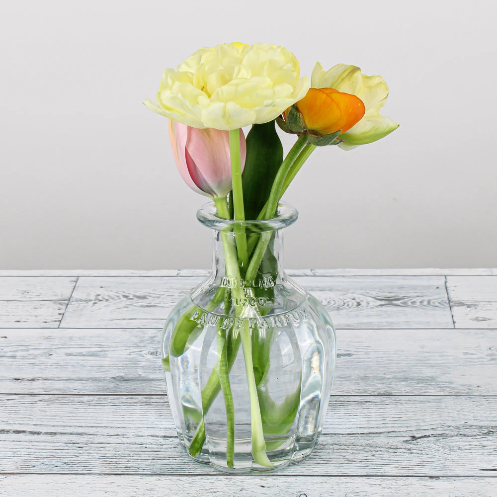 Richland Vintage French Parfum Glass Bottle 5.5" Set Of 6 2 Richland Vintage French Parfum Glass Bottle 5.5" Set Of 6 - Image 2