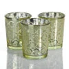 Richland Gold Hexagonal Glass Holder – Small Set Of 72