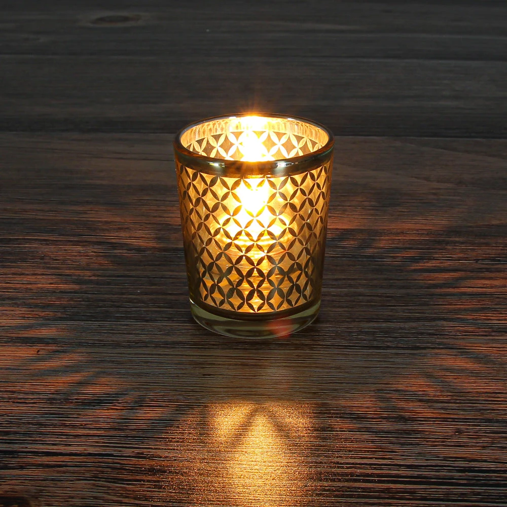 Richland Gold Lattice Glass Holder - Small Set Of 72 2 Richland Gold Lattice Glass Holder - Small Set Of 72 - Image 2