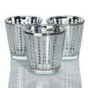 Richland Silver Dotted Glass Holder - Medium Set Of 48