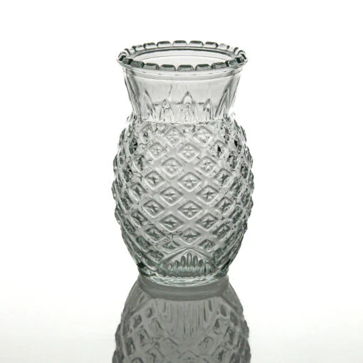 Richland Glass Bud Vase Clear Pineapple Set Of 12