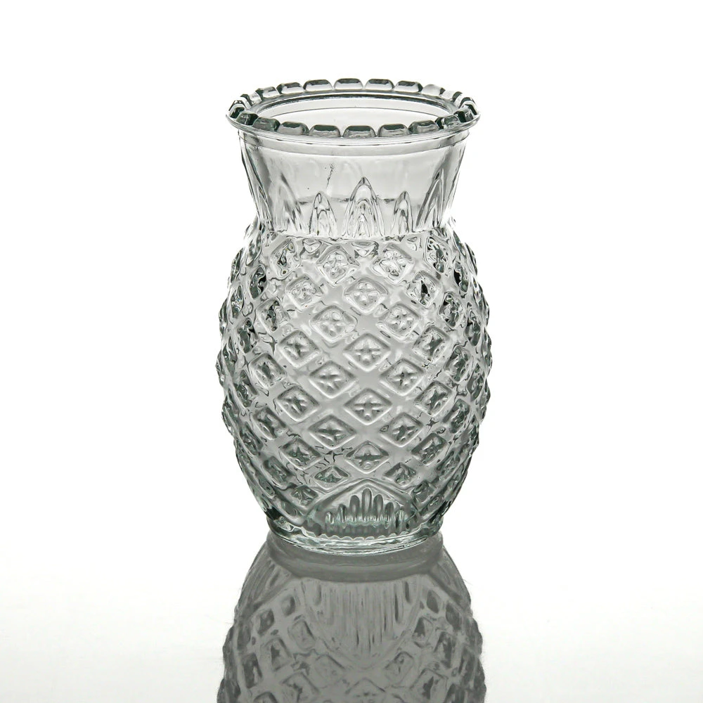 Richland Glass Bud Vase Clear Pineapple Set Of 12 1 Richland Glass Bud Vase Clear Pineapple Set Of 12