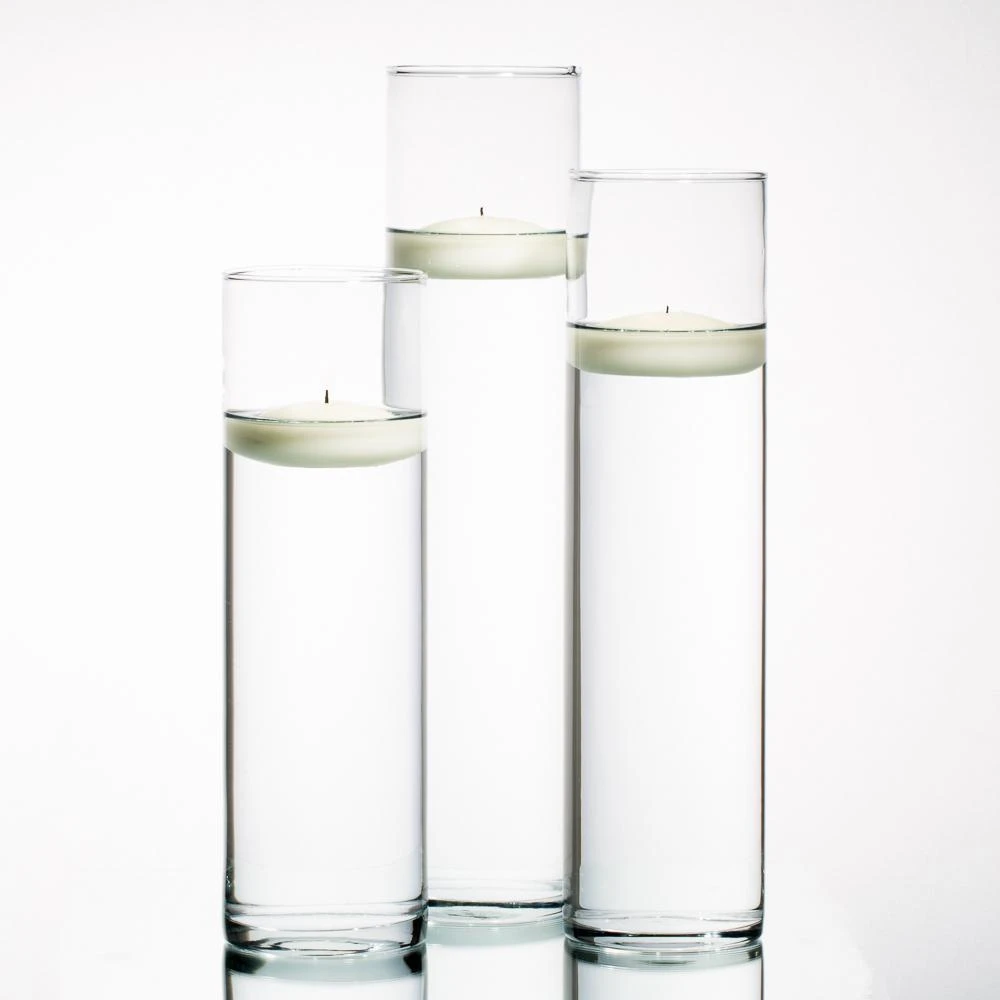 Eastland Tall Cylinder Vases With Richland Floating Candles Set Of 18 16 Eastland Tall Cylinder Vases With Richland Floating Candles Set Of 18 - Image 16