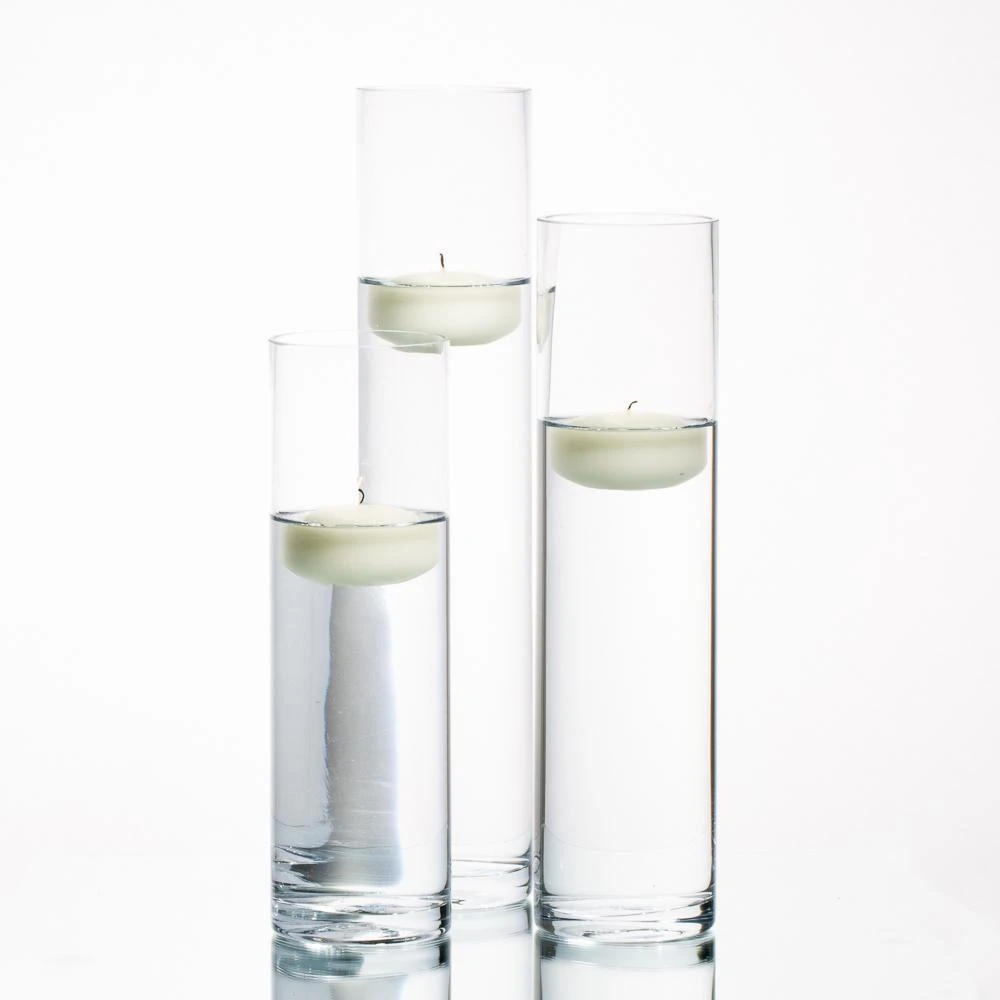 Eastland Tall Cylinder Vases With Richland Floating Candles Set Of 3 16 Eastland Tall Cylinder Vases With Richland Floating Candles Set Of 3 - Image 16