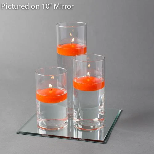 Eastland Square Mirror And Cylinder Vase Centerpiece With Richland 3" Floating Candles Set Of 84 5 Eastland Square Mirror And Cylinder Vase Centerpiece With Richland 3" Floating Candles Set Of 84 - Image 5