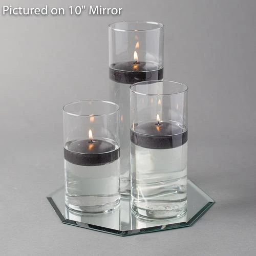 Eastland Octagon Mirror And Cylinder Vase Centerpiece With Richland 3" Floating Candles Set Of 84 6 Eastland Octagon Mirror And Cylinder Vase Centerpiece With Richland 3" Floating Candles Set Of 84 - Image 6