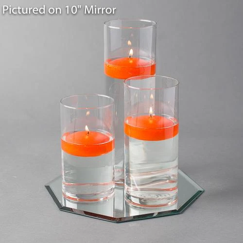Eastland Octagon Mirror And Cylinder Vase Centerpiece With Richland 3" Floating Candles Set Of 84 9 Eastland Octagon Mirror And Cylinder Vase Centerpiece With Richland 3" Floating Candles Set Of 84 - Image 9