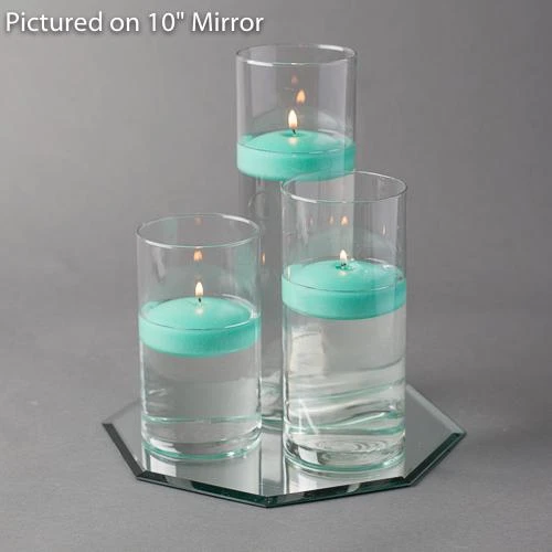 Eastland Octagon Mirror And Cylinder Vase Centerpiece With Richland 3" Floating Candles Set Of 84 13 Eastland Octagon Mirror And Cylinder Vase Centerpiece With Richland 3" Floating Candles Set Of 84 - Image 13
